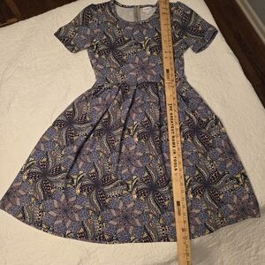 LuLaRoe Multicolor Patterned Dress
